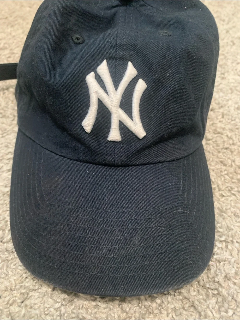 New York Yankees Logo Dark Blue Baseball Cap